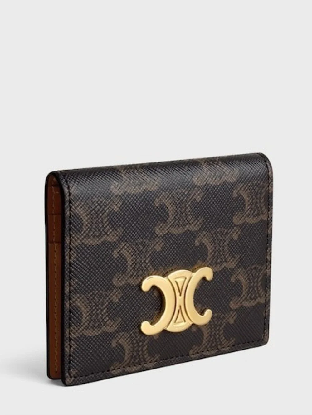 BRAND NEW!!! Celine BI-FOLD CARD HOLDER TRIOMPHE IN Triomphe Canvas W/COA